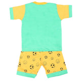 Boys Half Sleeves Suit 4545 - Green, Kids, Boys Sets And Suits, Chase Value, Chase Value