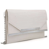 Women's Clutch (Kam-338) - Off White, Women, Clutches, Chase Value, Chase Value
