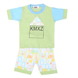 Boys Half Sleeves Suit 4540 - Green, Kids, Boys Sets And Suits, Chase Value, Chase Value