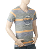 Men's Yarn Dyed Half Sleeves T-Shirt - Multi, Men, T-Shirts And Polos, Chase Value, Chase Value