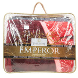 Emperor Blanket 2 PLY Single Bed - Red, Home & Lifestyle, Blanket, Chase Value, Chase Value