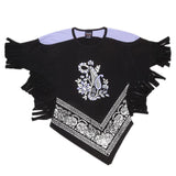 Girls Half Sleeve Printed T-Shirt - Black - test-store-for-chase-value