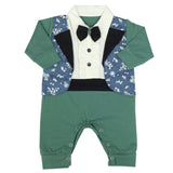 Newborn Boys Full Sleeves Suit - Green, Newborn Boys Sets & Suits, Chase Value, Chase Value