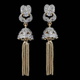 Women's Jhumki - Silver & Golden, Women, Earrings & Tops, Chase Value, Chase Value