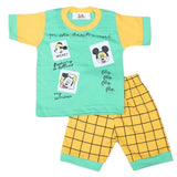Boys Half Sleeves Suit - Green, Kids, Boys Sets And Suits, Chase Value, Chase Value