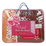 Blanket Orchid 2 PLY Double Bed - Multi, Home & Lifestyle, Blanket, Chase Value, Chase Value