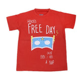 Boys Half Sleeves Jersey T-Shirt - Rust, Kids, Boys T-Shirts, Chase Value, Chase Value