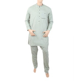 Men's Short Kurta Pajama - Sea Green, Men, Shalwar Kameez, Chase Value, Chase Value