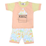 Boys Half Sleeves Suit 4540 - Peach, Kids, Boys Sets And Suits, Chase Value, Chase Value