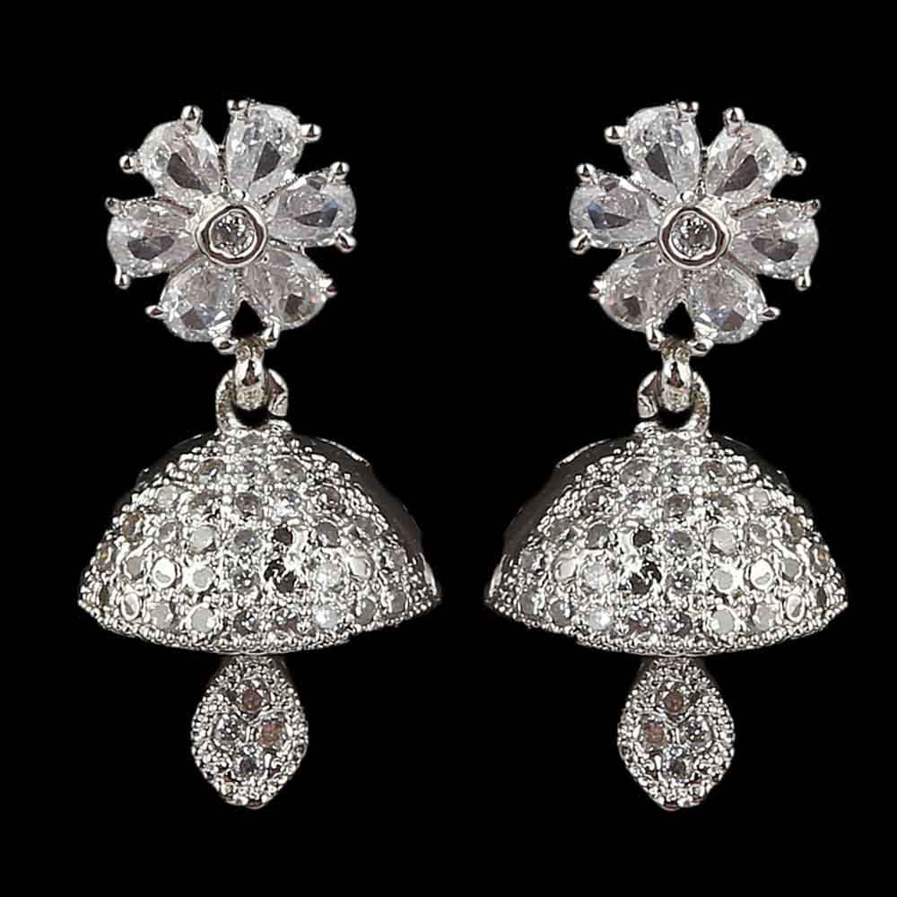 Women's Jhumki - Silver, Women, Earrings & Tops, Chase Value, Chase Value