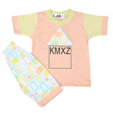 Boys Half Sleeves Suit 4540 - Peach, Kids, Boys Sets And Suits, Chase Value, Chase Value