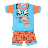 Boys Half Sleeves Suit 4543 - Blue, Kids, Boys Sets And Suits, Chase Value, Chase Value
