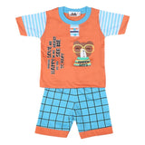 Boys Half Sleeves Suit 4546 - Peach, Kids, Boys Sets And Suits, Chase Value, Chase Value