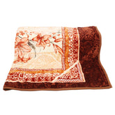 Blanket Emperor 2 PLY Single Bed - Dark Brown, Home & Lifestyle, Blanket, Chase Value, Chase Value