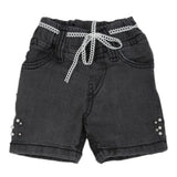 Girls Denim Short - Grey, Kids, Girls Shorts Skirts, Chase Value, Chase Value