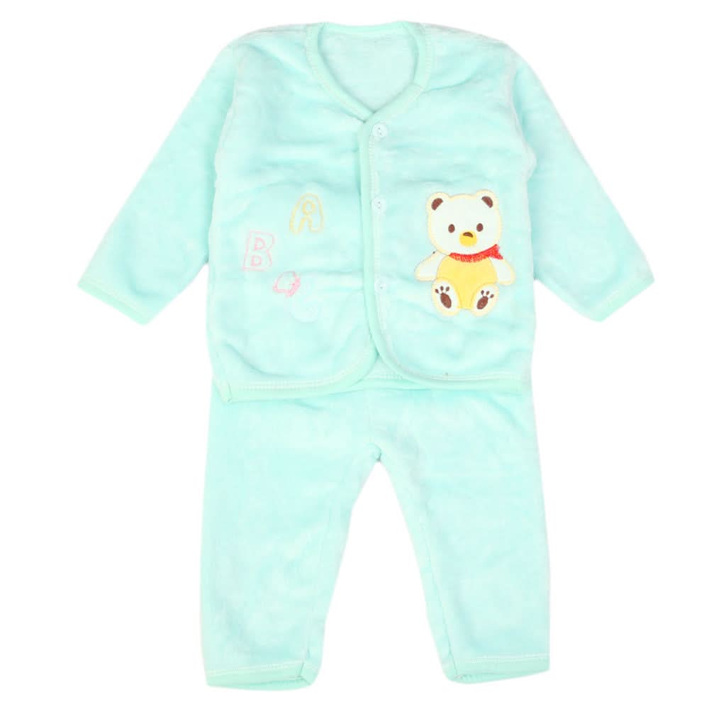 Newborn Boys Full Sleeves Suit - Cyan, Newborn Boys Sets & Suits, Chase Value, Chase Value
