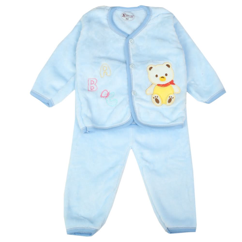 Newborn Boys Full Sleeves Suit - Blue, Newborn Boys Sets & Suits, Chase Value, Chase Value