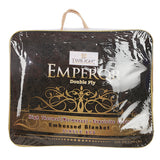 Blanket Emperor 2 PLY Single Bed - Red, Home & Lifestyle, Blanket, Chase Value, Chase Value