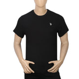 Men's Half Sleeves T-Shirt - Black, Men, T-Shirts And Polos, Chase Value, Chase Value