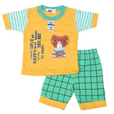 Boys Half Sleeves Suit 4546 - Yellow, Kids, Boys Sets And Suits, Chase Value, Chase Value
