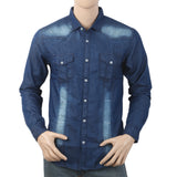Men's Casual Denim Shirt - Blue, Men, Shirts, Chase Value, Chase Value