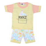 Boys Half Sleeves Suit 4540 - Lemon, Kids, Boys Sets And Suits, Chase Value, Chase Value