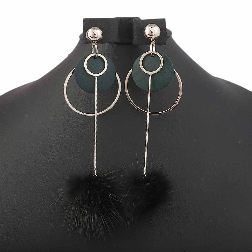 Women's Earring - Black, Women, Earrings & Tops, Chase Value, Chase Value