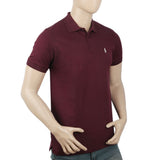 Men's Half Sleeves Polo T-Shirt - Purple, Men, T-Shirts And Polos, Chase Value, Chase Value