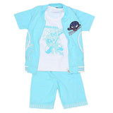 Boys 3 Pcs Suit - Blue - test-store-for-chase-value