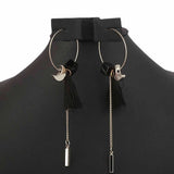 Women's Earring - Black, Women, Earrings & Tops, Chase Value, Chase Value