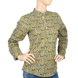Women's Printed Casual Shirt - Mustard, Women, T-Shirts And Tops, Chase Value, Chase Value