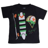 Boys Printed Half Sleeves T-Shirt 4725 - Navy Blue, Kids, Boys T-Shirts, Chase Value, Chase Value