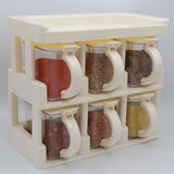 Master Chief Spice Rack 6 Jars Set 450ml - White, Home & Lifestyle, Storage Boxes, Chase Value, Chase Value