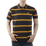 Men's Half Sleeves with Logo Polo T-Shirt - Dark Grey, Men, T-Shirts And Polos, Chase Value, Chase Value