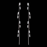 Women's Zircon Earring - Silver, Women, Earrings & Tops, Chase Value, Chase Value