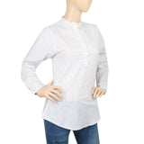 Women's Printed Casual Shirt - White, Women, T-Shirts And Tops, Chase Value, Chase Value