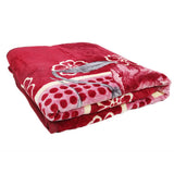 Blanket Harmony 2 PLY Single Bed - Maroon, Home & Lifestyle, Blanket, Chase Value, Chase Value