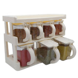 Master Chef Spice Rack 7 Jars Set 450ml - Fawn, Home & Lifestyle, Storage Boxes, Chase Value, Chase Value