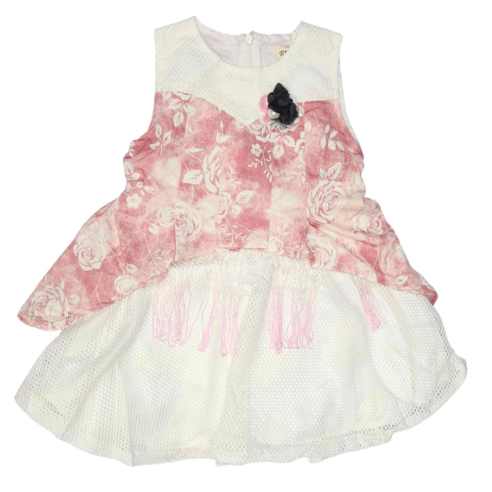 Girls Fancy Frock - Pink, Kids, Girls Frocks, Chase Value, Chase Value