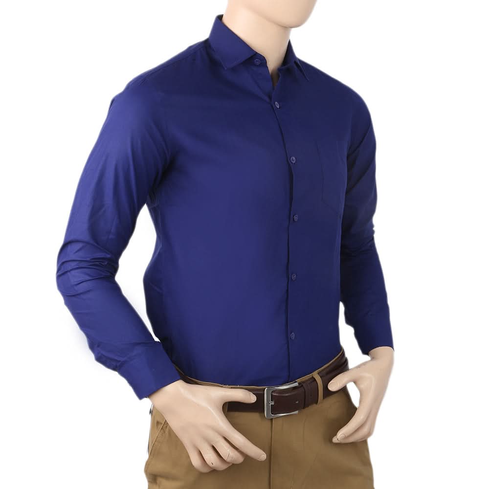 Men's Formal Shirt - Royal Blue, Men, Shirts, Chase Value, Chase Value