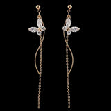 Women's Zircon Earring - Golden, Women, Earrings & Tops, Chase Value, Chase Value