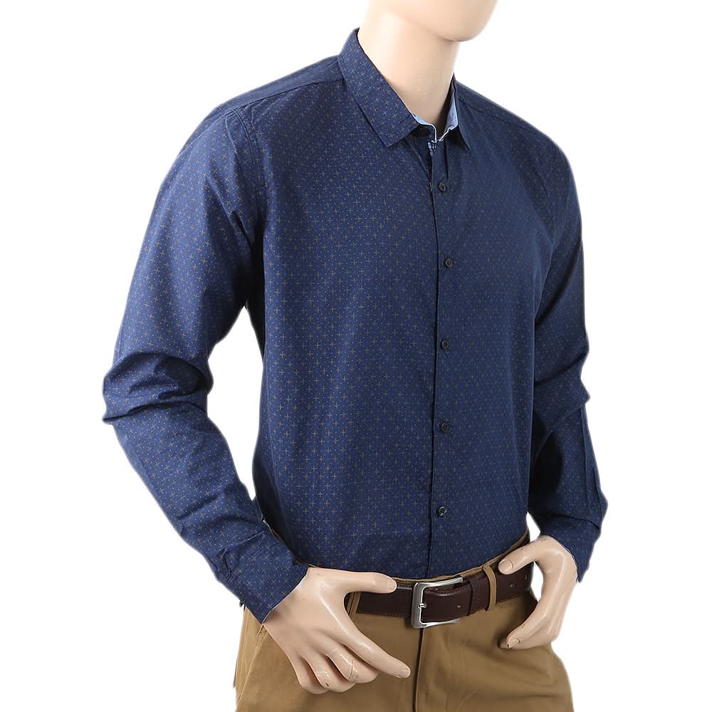 Men's Casual Shirt - Navy Blue, Men, Shirts, Chase Value, Chase Value
