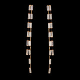 Women's Zircon Earring - Golden, Women, Earrings & Tops, Chase Value, Chase Value