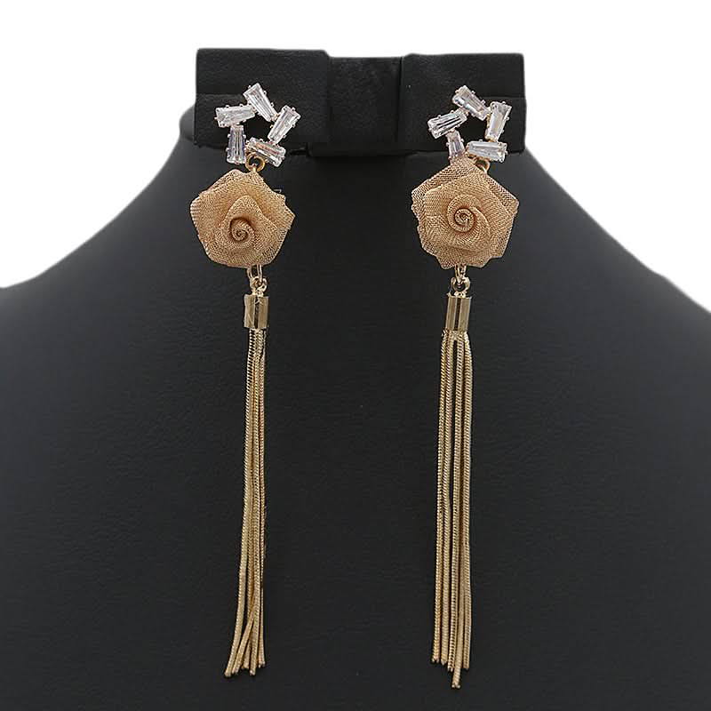 Women's Earring - Golden, Women, Earrings & Tops, Chase Value, Chase Value