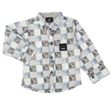 Newborn Boys Full Sleeves Shirt - Multi, Newborn Boys Shirts & T-Shirts, Chase Value, Chase Value