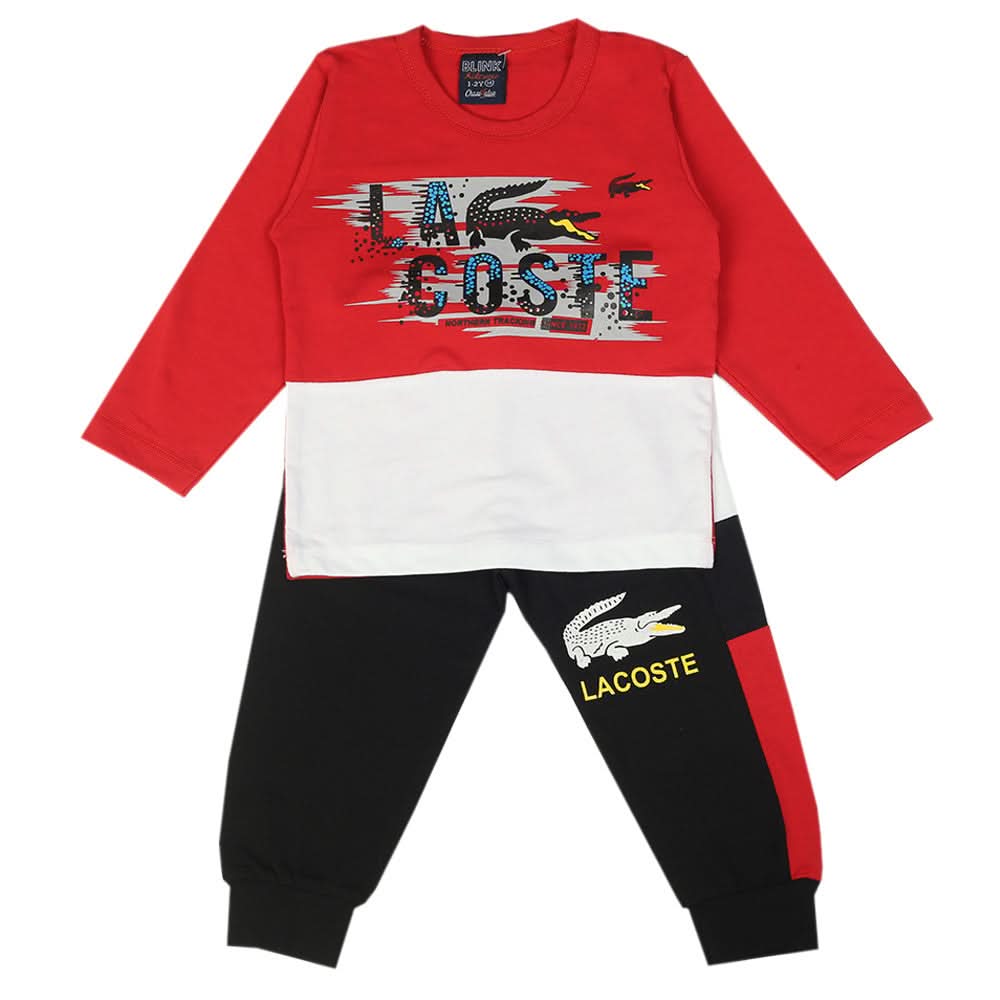 Boys Full Sleeves Suit - Red, Boys Sets & Suits, Chase Value, Chase Value