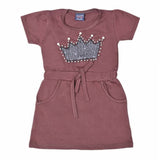 Girls H/S long T-shirt-Brown, Kids, Girls T-Shirts, Chase Value, Chase Value