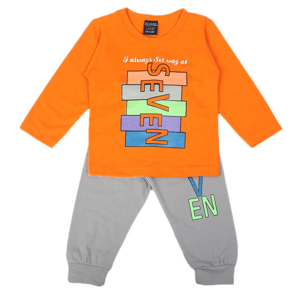 Boys Full Sleeves Suit - Orange, Boys Sets & Suits, Chase Value, Chase Value