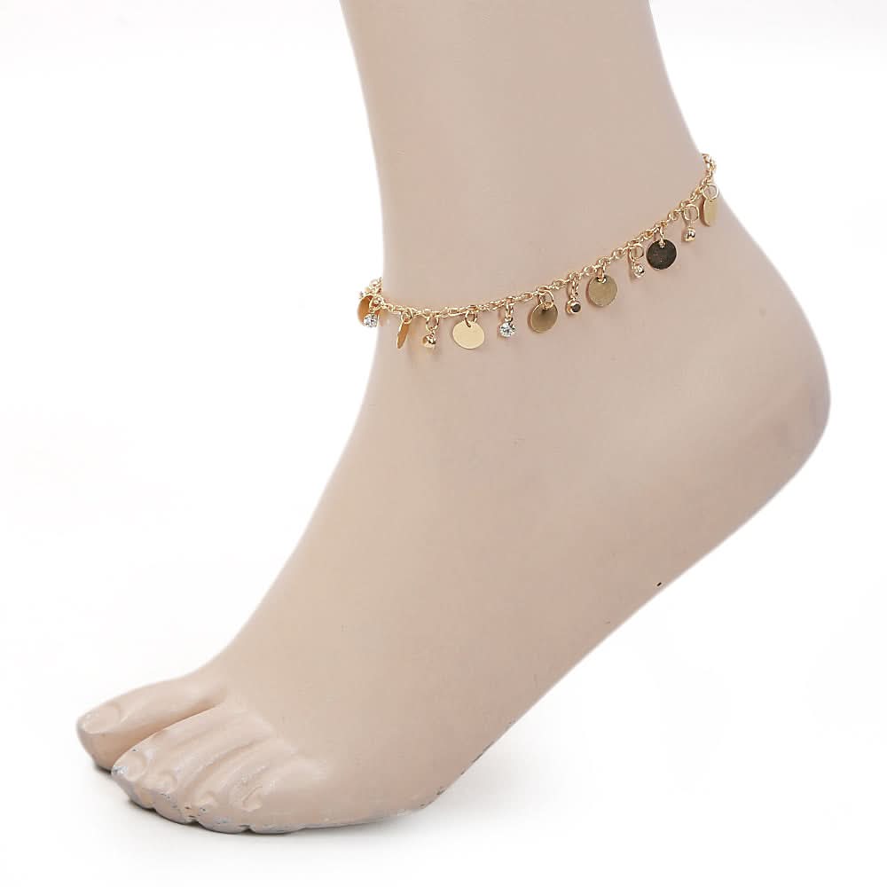 Women's Anklet - Golden, Women, Foot Jewellery, Chase Value, Chase Value