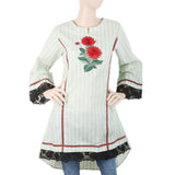 Women's Embroidered Kurti With Tape - Light Green, Women, Ready Kurtis, Chase Value, Chase Value